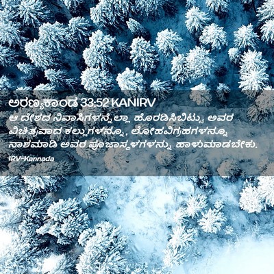 Picture 02 - ಅರಣ್ಯಕಾಂಡ 33:52 KANIRV - ಆ ದೇಶದ - Bible Verse Picture