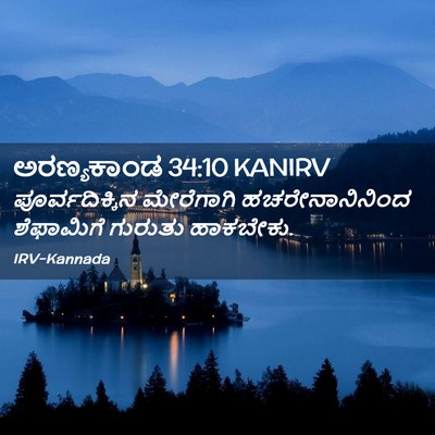 Picture 02 - ಅರಣ್ಯಕಾಂಡ 34:10 KANIRV - ಪೂರ್ವದಿಕ್ಕಿನ - Bible Verse Picture