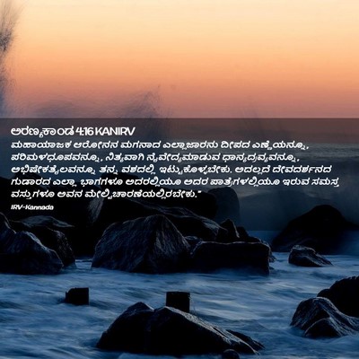 Picture 02 - ಅರಣ್ಯಕಾಂಡ 4:16 KANIRV - ಮಹಾಯಾಜಕ ಆರೋನನ - Bible Verse Picture