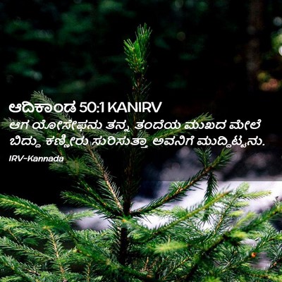 Picture 02 - ಆದಿಕಾಂಡ 50:1 KANIRV - ಆಗ ಯೋಸೇಫನು ತನ್ನ - Bible Verse Picture