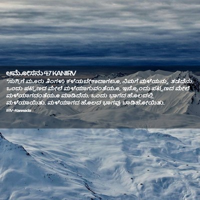 Picture 02 - ಆಮೋಸನು 4:7 KANIRV - “ಸುಗ್ಗಿಗೆ ಮೂರು - Bible Verse Picture