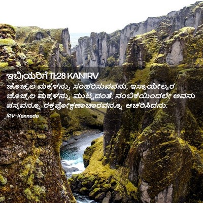 Picture 02 - ಇಬ್ರಿಯರಿಗೆ 11:28 KANIRV - ಚೊಚ್ಚಲ ಮಕ್ಕಳನ್ನು - Bible Verse Picture