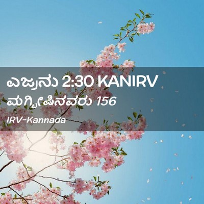 Picture 02 - ಎಜ್ರನು 2:30 KANIRV - ಮಗ್ಬೀಷಿನವರು - Bible Verse Picture