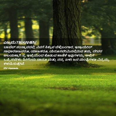 Picture 02 - ಎಜ್ರನು 7:16 KANIRV - ಬಾಬೆಲ್ - Bible Verse Picture