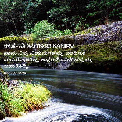 Picture 02 - ಕೀರ್ತನೆಗಳು 119:93 KANIRV - ನಾನು ನಿನ್ನ - Bible Verse Picture