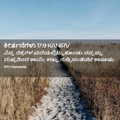 Picture 02 - ಕೀರ್ತನೆಗಳು 17:9 KANIRV - ನಿನ್ನ ರೆಕ್ಕೆಗಳ - Bible Verse Picture