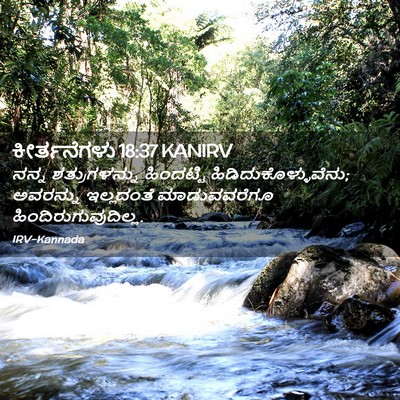 Picture 02 - ಕೀರ್ತನೆಗಳು 18:37 KANIRV - ನನ್ನ ಶತ್ರುಗಳನ್ನು - Bible Verse Picture