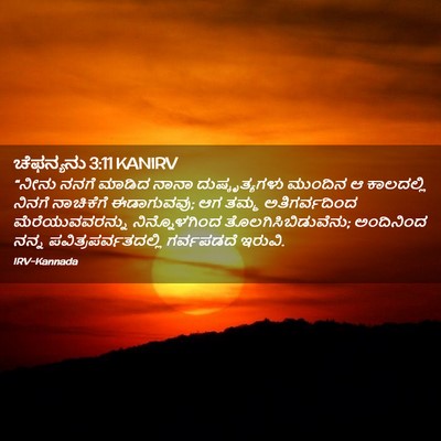 Picture 02 - ಚೆಫನ್ಯನು 3:11 KANIRV - “ನೀನು ನನಗೆ ಮಾಡಿದ - Bible Verse Picture