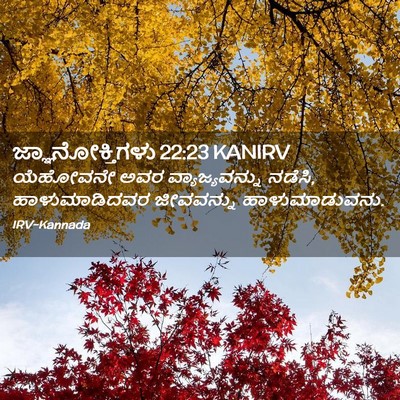 Picture 02 - ಜ್ಞಾನೋಕ್ತಿಗಳು 22:23 KANIRV - ಯೆಹೋವನೇ ಅವರ - Bible Verse Picture