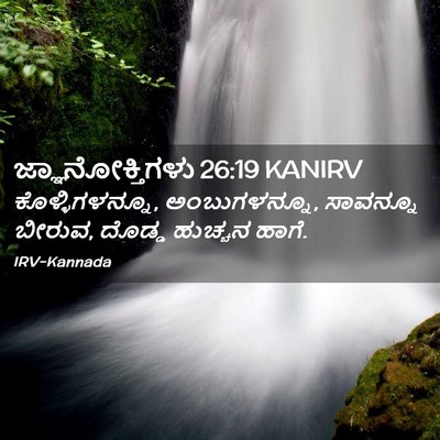 Picture 02 - ಜ್ಞಾನೋಕ್ತಿಗಳು 26:19 KANIRV - ಕೊಳ್ಳಿಗಳನ್ನೂ, - Bible Verse Picture