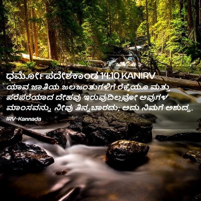 Picture 02 - ಧರ್ಮೋಪದೇಶಕಾಂಡ 14:10 KANIRV - ಯಾವ ಜಾತಿಯ - Bible Verse Picture