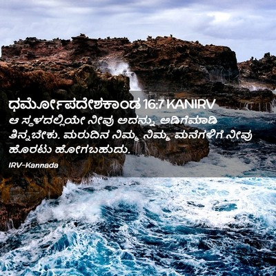 Picture 02 - ಧರ್ಮೋಪದೇಶಕಾಂಡ 16:7 KANIRV - ಆ ಸ್ಥಳದಲ್ಲಿಯೇ - Bible Verse Picture