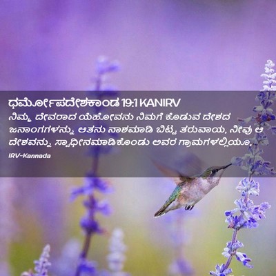 Picture 02 - ಧರ್ಮೋಪದೇಶಕಾಂಡ 19:1 KANIRV - ನಿಮ್ಮ ದೇವರಾದ - Bible Verse Picture