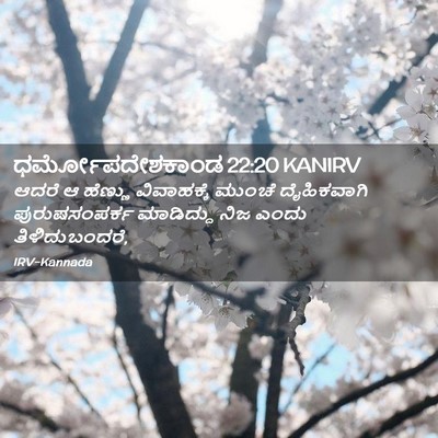 Picture 02 - ಧರ್ಮೋಪದೇಶಕಾಂಡ 22:20 KANIRV - ಆದರೆ ಆ ಹೆಣ್ಣು - Bible Verse Picture
