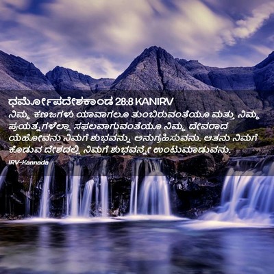 Picture 02 - ಧರ್ಮೋಪದೇಶಕಾಂಡ 28:8 KANIRV - ನಿಮ್ಮ ಕಣಜಗಳು - Bible Verse Picture