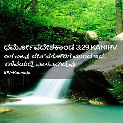 Picture 02 - ಧರ್ಮೋಪದೇಶಕಾಂಡ 3:29 KANIRV - ಆಗ ನಾವು - Bible Verse Picture