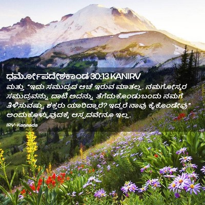 Picture 02 - ಧರ್ಮೋಪದೇಶಕಾಂಡ 30:13 KANIRV - ಮತ್ತು “ಇದು - Bible Verse Picture