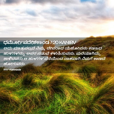 Picture 02 - ಧರ್ಮೋಪದೇಶಕಾಂಡ 7:20 KANIRV - ಅದು ಮಾತ್ರವಲ್ಲದೆ - Bible Verse Picture