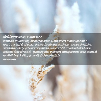 Picture 02 - ನೆಹೆಮೀಯನು 5:15 KANIRV - ನನಗಿಂತ ಮೊದಲಿದ್ದ - Bible Verse Picture