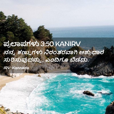 Picture 02 - ಪ್ರಲಾಪಗಳು 3:50 KANIRV - ನನ್ನ ಕಣ್ಣುಗಳು - Bible Verse Picture