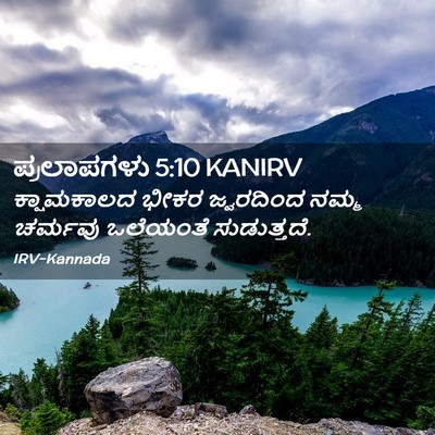 Picture 02 - ಪ್ರಲಾಪಗಳು 5:10 KANIRV - ಕ್ಷಾಮಕಾಲದ ಭೀಕರ - Bible Verse Picture