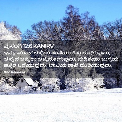 Picture 02 - ಪ್ರಸಂಗಿ 12:6 KANIRV - ಇನ್ನು ಮುಂದೆ - Bible Verse Picture
