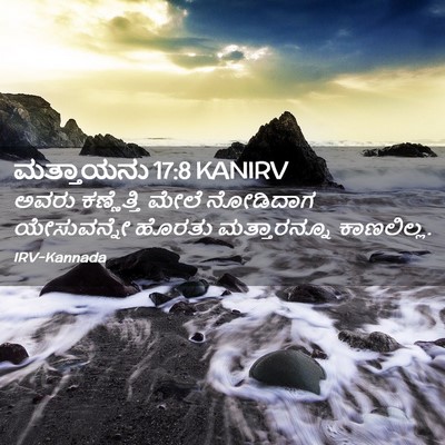 Picture 02 - ಮತ್ತಾಯನು 17:8 KANIRV - ಅವರು ಕಣ್ಣೆತ್ತಿ - Bible Verse Picture