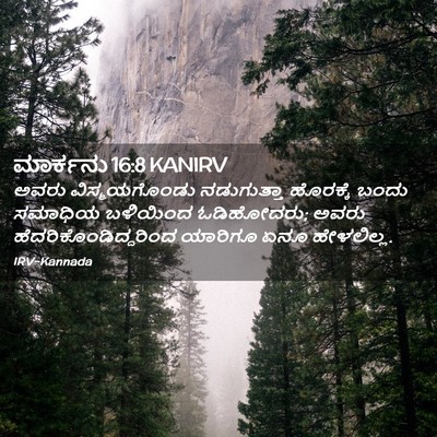 Picture 02 - ಮಾರ್ಕನು 16:8 KANIRV - ಅವರು ವಿಸ್ಮಯಗೊಂಡು - Bible Verse Picture