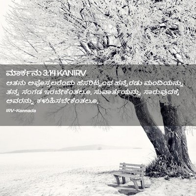 Picture 02 - ಮಾರ್ಕನು 3:14 KANIRV - ಆತನು ಅಪೊಸ್ತಲರೆಂದು - Bible Verse Picture