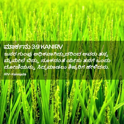 Picture 02 - ಮಾರ್ಕನು 3:9 KANIRV - ಜನರ ಗುಂಪು - Bible Verse Picture