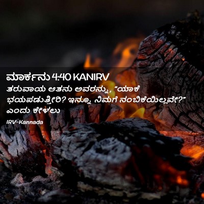 Picture 02 - ಮಾರ್ಕನು 4:40 KANIRV - ತರುವಾಯ ಆತನು - Bible Verse Picture