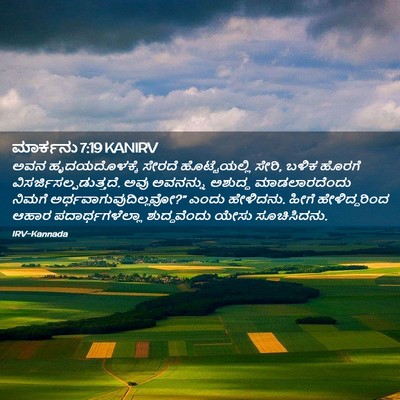 Picture 02 - ಮಾರ್ಕನು 7:19 KANIRV - ಅವನ ಹೃದಯದೊಳಕ್ಕೆ - Bible Verse Picture