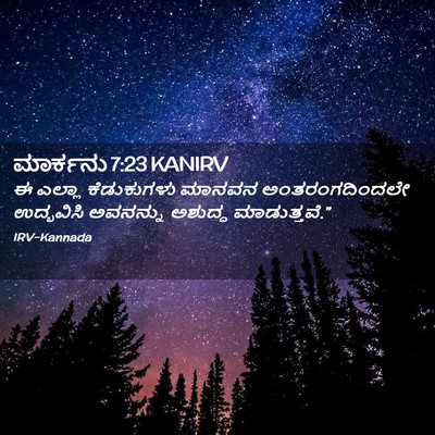 Picture 02 - ಮಾರ್ಕನು 7:23 KANIRV - ಈ ಎಲ್ಲಾ ಕೆಡುಕುಗಳು - Bible Verse Picture