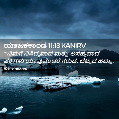 Picture 02 - ಯಾಜಕಕಾಂಡ 11:13 KANIRV - “‘ನಿಮಗೆ - Bible Verse Picture
