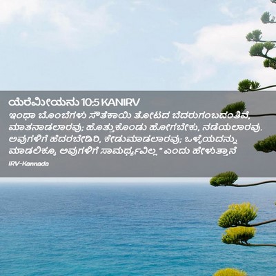Picture 02 - ಯೆರೆಮೀಯನು 10:5 KANIRV - ಇಂಥಾ ಬೊಂಬೆಗಳು - Bible Verse Picture