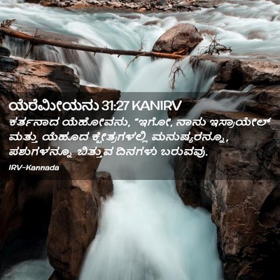 Picture 02 - ಯೆರೆಮೀಯನು 31:27 KANIRV - ಕರ್ತನಾದ ಯೆಹೋವನು, - Bible Verse Picture