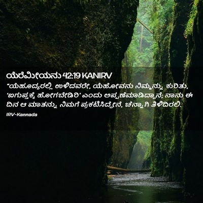 Picture 02 - ಯೆರೆಮೀಯನು 42:19 KANIRV - “ಯೆಹೂದ್ಯರಲ್ಲಿ - Bible Verse Picture