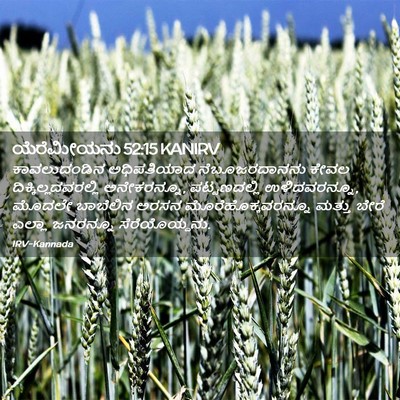Picture 02 - ಯೆರೆಮೀಯನು 52:15 KANIRV - ಕಾವಲುದಂಡಿನ - Bible Verse Picture