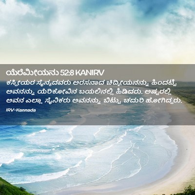 Picture 02 - ಯೆರೆಮೀಯನು 52:8 KANIRV - ಕಸ್ದೀಯರ ಸೈನ್ಯದವರು - Bible Verse Picture