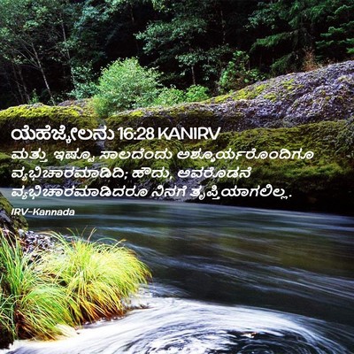 Picture 02 - ಯೆಹೆಜ್ಕೇಲನು 16:28 KANIRV - ಮತ್ತು ಇಷ್ಟೂ - Bible Verse Picture
