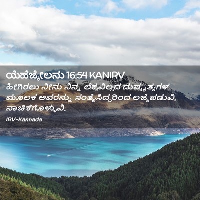 Picture 02 - ಯೆಹೆಜ್ಕೇಲನು 16:54 KANIRV - ಹೀಗಿರಲು ನೀನು - Bible Verse Picture