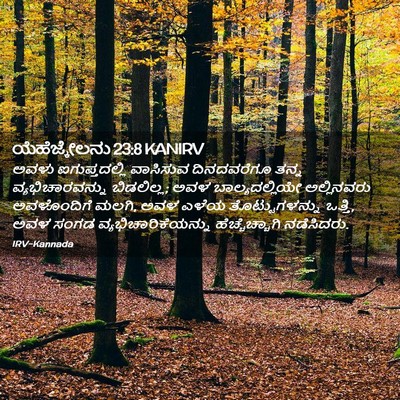 Picture 02 - ಯೆಹೆಜ್ಕೇಲನು 23:8 KANIRV - ಅವಳು ಐಗುಪ್ತದಲ್ಲಿ - Bible Verse Picture