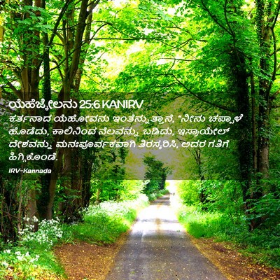 Picture 02 - ಯೆಹೆಜ್ಕೇಲನು 25:6 KANIRV - ಕರ್ತನಾದ ಯೆಹೋವನು - Bible Verse Picture