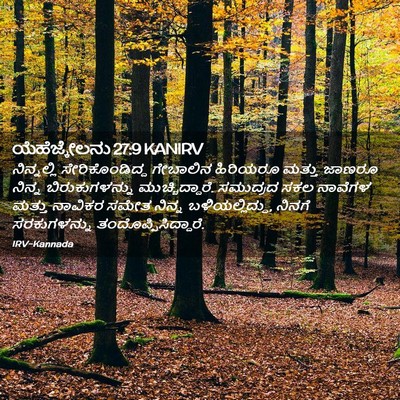 Picture 02 - ಯೆಹೆಜ್ಕೇಲನು 27:9 KANIRV - ನಿನ್ನಲ್ಲಿ - Bible Verse Picture