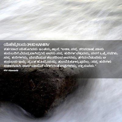 Picture 02 - ಯೆಹೆಜ್ಕೇಲನು 34:10 KANIRV - ಕರ್ತನಾದ ಯೆಹೋವನು - Bible Verse Picture