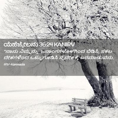 Picture 02 - ಯೆಹೆಜ್ಕೇಲನು 36:24 KANIRV - “ನಾನು ನಿಮ್ಮನ್ನು - Bible Verse Picture