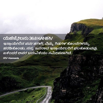 Picture 02 - ಯೆಹೆಜ್ಕೇಲನು 36:8 KANIRV - ಇಸ್ರಾಯೇಲಿನ - Bible Verse Picture