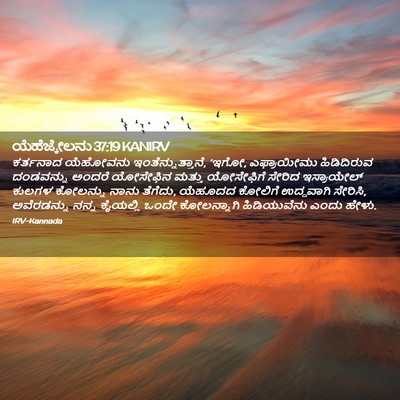 Picture 02 - ಯೆಹೆಜ್ಕೇಲನು 37:19 KANIRV - ಕರ್ತನಾದ ಯೆಹೋವನು - Bible Verse Picture