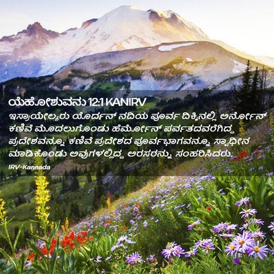 Picture 02 - ಯೆಹೋಶುವನು 12:1 KANIRV - ಇಸ್ರಾಯೇಲ್ಯರು - Bible Verse Picture