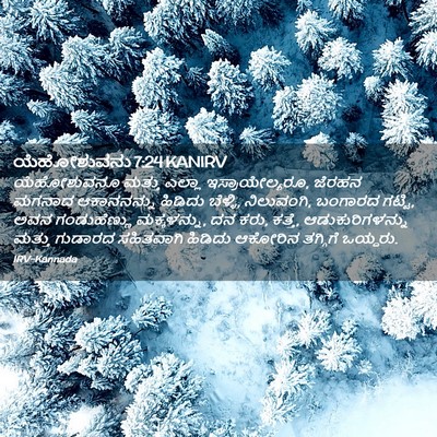 Picture 02 - ಯೆಹೋಶುವನು 7:24 KANIRV - ಯೆಹೋಶುವನೂ ಮತ್ತು - Bible Verse Picture
